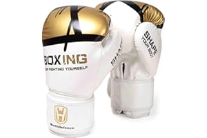 OLYSPM Guantes Boxeo,Guantes de Boxeo,Guantes Muay Thai para Hombres,Mujeres,Niños y Niñas,Guante de Boxeo con Pico Grueso para Kickboxing,Sparring,Muay Thai,MMA