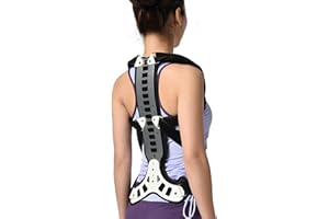 LZYLZF Correttore di cifosi, correttore di Postura della Schiena Regolabile per Uomini e Donne, alleviare la cifosi e Trattamento della Colonna vertebrale gobba o lordosi(Size:codice S)