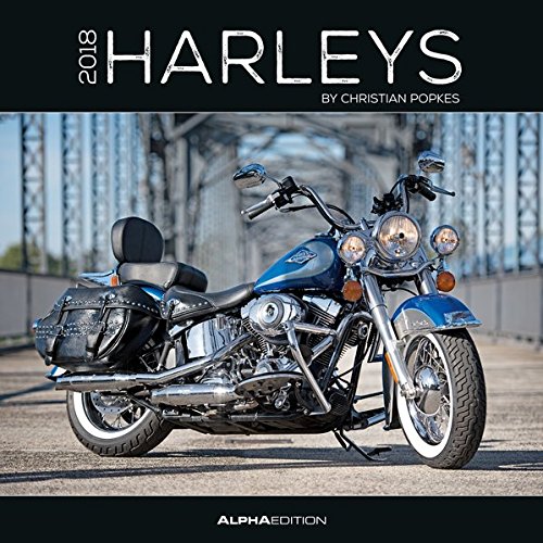 Harleys 2018 - Broschürenkalender (30 x 60 geöffnet) - Motorradkalender - Fahrzeuge - Wandplaner