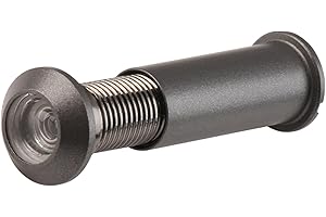 ARADOEA High-Definition Wide Angle Door Viewer Zinc Alloy Durable Peephole with Privacy Cover Wide Angle Front Door Spy Hole Grey 14 mm for Installation in 35 to 55mm Thick Doors Perfect for Home Security