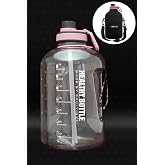 valletta Winta Bpa I&ccedil;ermez Motivasyonel Su Matarası 2.5 Lt Pembe Su Matarası,su Şişesi,suluk &Ccedil;antalı