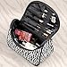Produktbild atat-1 Fashion Zebra Muster Lady Make-up Tasche Frauen Tragbare Kosmetik Kulturtaschen Travel Lagerung Organizer
