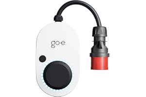 go-e Charger Gemini Flex 11 kW Ladestation Wallbox stationär und mobil Stecker CEE rot 16 A Typ 2 Dose WLAN RFID App