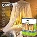 Mosquito insect fly net screen - 2.5 x 12m - decorative bed canopy - White