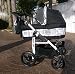 Twin Pram - Carrycots, Chairs and Accessories - White Chassis - Urban Style