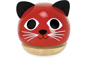 VILAC - Jeux et Jouets - Instrument de musique - Boite à Musique Chat Ingela P.Arrhenius - Rouge - Jeu pour Enfants dès 12 mois - Fabriqué en France - 7720