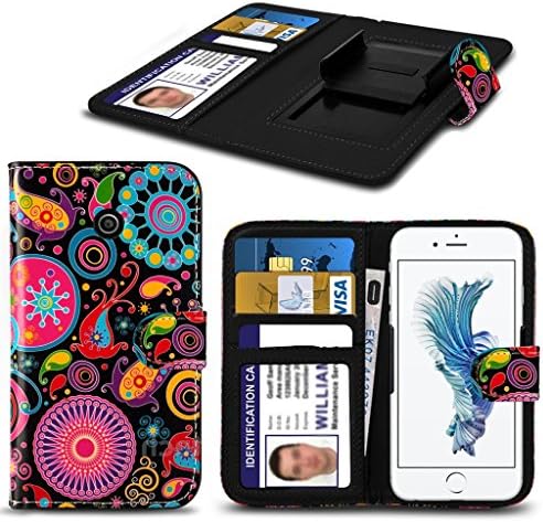 (Jelly fish) PRINTED DESIGN case for ZTE Blade A910 case cover pouch High Quality Thin Faux Leather Holdit Spring Clamp Clip on Adjustable Book by i-Tronixs