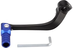 ‎GOOFIT GOOFIT Blau Schwarz Gear Hebel Schalthebel Aluminiumlegierung Schalthebel Foldable Foot Shifter Ersatz für Most of Motorrad ATV CRF110 110CC 50cc 70cc 110cc 125cc PitBike Quad Dirbike