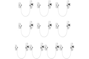 HOMGEN Window Locks Popular 10pcs Window Restrictor for UPVC Window Open Restrictors Chilid Safety Multipack Window Locks with Screws &Keys Perfect for UPVC, Wooden Windows