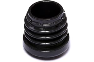 Brinox B75455N - Contera interior redonda (Diámetro 25 mm) color negro