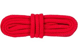 Okrągłe sznurowadła do butów, mocne, trudnopalne, bawełniane w dotyku, WorkerWalker, 1 para