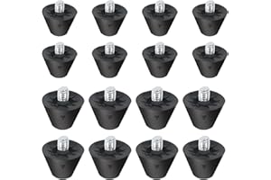 JTMKYO 16 Crampons de Football de Rechange, Crampons en Nylon, Crampons à tête métallique, Crampons de Football antidérapants, 13 mm et 16 mm, Largeur de vis 5 mm.