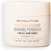 Revolution Loose Baking Powder, Translucent | Makeup Setting Powder, Long Lasting Coverage, Mattify &amp; Reduce Glare, Vegan &amp; C