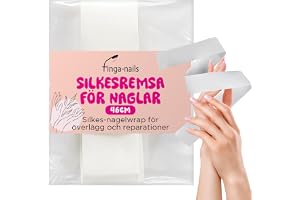 46 cm nagelskydd – klart nagelreparationsskydd för skadade naglar och sprickor – tillfälligt manikyrfixskydd för naturliga fingernaglar och nagellack – instruktioner ingår