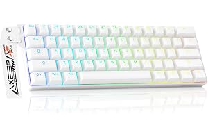 DAREU EK60 HE 8K Hz Rapid Trigger Gaming-tangentbord, 60% trådbundet magnetiskt tangentbord med avtagbart dekorband, 0,01 mm