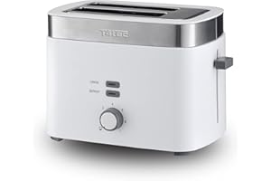T4tec TT - TOT8532SL 2 Slice Toaster - White