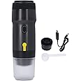 Jectse Portable Coffee Maker, 3 in 1, 20Bar Cordless Heating Full Automatic Capsule Coffee Machine, for NES Capsules, DG Capsules, Ground Coffee, Home Office, Travel, Outdoor