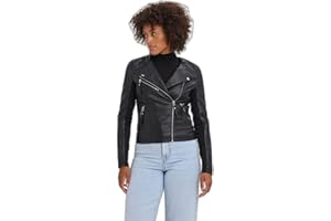 Vero Moda Giacca in eco pelle con abbottonatura doppio petto.