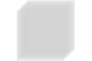 WAKIHONG 10 Pcs Fogli Vuoti per Stencil Blank Mylar Stencil Sheets Riutilizzabili Compatibile con Cricut e Silhouette (30,5x30,5 cm) 6 Mil