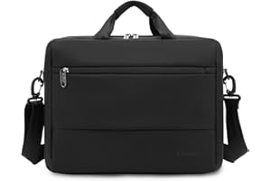 FANDARE Torebka na laptopa, aktówka, odporna na wstrząsy, torba na notebooka, torba listonoszka, pasuje do laptopa 15,6 cala, męska, wielofunkcyjna torba na komputer crossbody, do pracy, dojazdów,