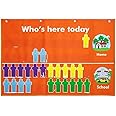 MAKINGTEC Classroom Attendance Chart Helping Hands Pocket Chart,durable Classroom Management Pocket Chart for Classroom,homeschool, Classroom Calendar, Preschool Classroom Must Haves