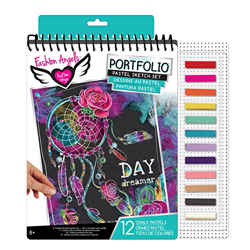 Fashion Angels 30.11923, Ensemble Portefeuille de Croquis et Pastels