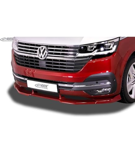 Voorspoiler Vario-X compatibel met Volkswagen Transporter T6 2015-2019 ( gespoten & ongespoten bumper) (PU