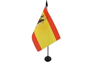 AZ FLAG Tischflagge Spanien Franco 1938-1945, 21 x 14 cm