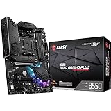 MSI MPG B550 Gaming Plus (ATX AMD AM4 DDR4 M.2 USB 3.2 Gen 2 HDMI ATX Gaming Motherboard AMD Ryzen™ 5000 Prozessoren