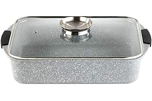 MOPITA SMART LIVING Q.B. LSGX40QB101 Lasagnera con Coperchio, Alluminio Alimentare pressofuso