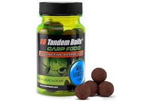 Tandem Baits Carp Food Perfection Mini Hookers, D'appâts pour carpes, Pêche de la Carpe, Peche, Pop-Ups, Bouillette Carpe, Professionnel Accessoires de Pêche Carpe 12mm 50g