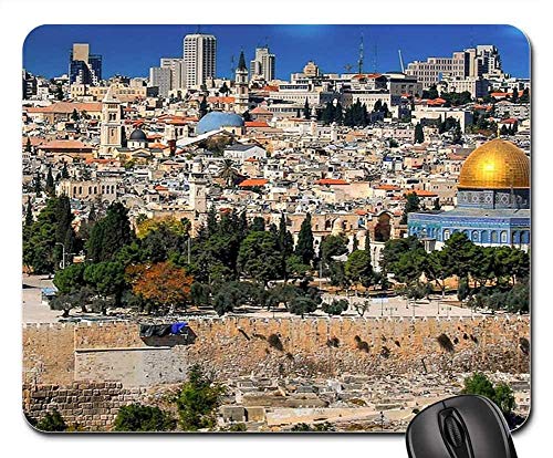 Preisvergleich Produktbild Mouse Pads - Jerusalem Israel Old Town The Jewish Quarter Wall