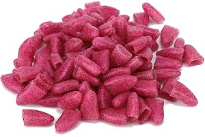 HFFHEER Pssopp Hundenagelkappen, 100 Stück Bunte weiche Haustierklauen Nagelkappen Decken die Pfotenkontrolle mit Klebstoff und Applikatoren für Hundeklauen ab(Pink XL)