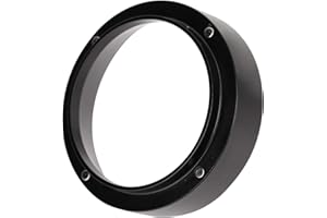 GOTOTOP Pierścień dozujący do kawy, 51 mm, uniwersalny aluminiowy uchwyt sitkowy do espresso, lejek dozujący z magnesem, zamiennik ekspresu do kawy