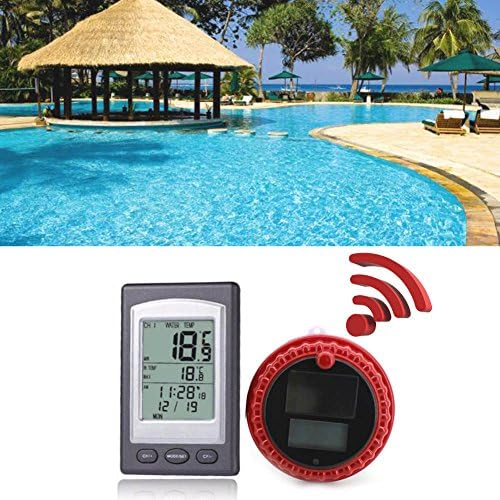 ShenLiNan Pool Thermometer Wireless Solar Power Remote Floating Swimming Waterproof Hot Tub Pond Spa