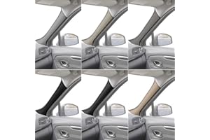 AE AUTO EQUIPE Tessuto auto per montanti, pannello apribile cielo, a nido d'ape bi-elastico semi impermeabile (Nero)