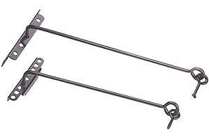 MERMIER MAP VP Crochet crémaillère à poignée Ø8 x 330mm BOURG MERMIER à visser - Cataphorèse noir - M-320332