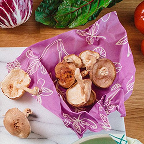 Bee’s Wrap Bienenwachstücher 3er Set (Small, Medium, Large) – Die umweltfreundliche Alternative zu Plastikfolie - 3