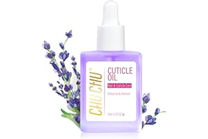 Huile pour Cuticules CHUCHU 15ml: Huile de Lavande et Jojoba Vitamines B&E - Huile de Soin pour Ongles et Cuticules - Manucure et Soins des Mains
