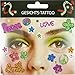 Produktbild Gesichts Tattoo Face Art Halloween Karneval Flower Power