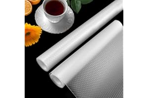 Auckpure Set di 2 tappetini per cassetti, da cucina, 30 x 300 cm e 50 x 300 cm, per cassetti, in Eva trasparente