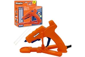 Cléopâtre Mini Pistolet à colle 20 W + 1 Support + 2 Batons