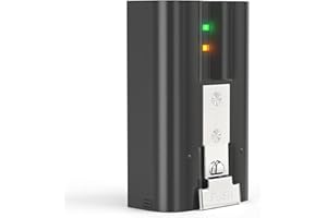 LOQDIVR Ersatzakku mit Ring, 3.65V 6040mAh Akku Für Türklingel Kamera 2/3/3+/4, Stick-up,Spotlight Batterien