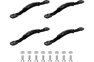 SENRISE 4 st bärhandtag för kajaker, PVC-kajakhandtag, fint hantverk, båtersättningstillbehör med skruvbeslag för små vattenf