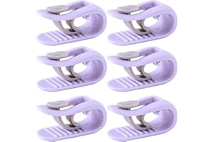 OPIURVY 6 Pièces Enfile Couette, Clip Housse De Couette, Pince Housse de Couette, Attache Couette, Attache Drap Housse, Attaches De Couette,Couette Clips De Couette,Clip Drap De Lit,Pince sans Aiguille