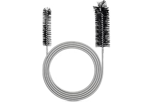 ZCSOWE Tubo di Alimentazione Flessibile Spazzola di Pulizia Sottile Foro di Scarico Strumento di Pulizia Tubo Tubo Spazzola di Pulizia Colore Nero