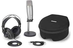 Samson - C01U PRO RECORDING PACK - Pack Microphone à condensateur USB hypercardioide + Casque SR850 + Support micro Table + Housse