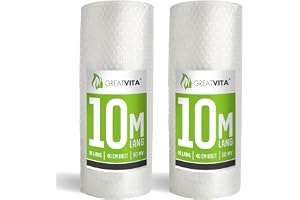 2 x bubbelplast 40 cm x 10 m (50 my)