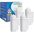 EVERSPRING Coffee Machines Water Filter Compatible with Siemens® EQ Series Water Filters, EQ3/EQ6/EQ9, EQ500, S700, Brita® Intenza 575491, Bosch® TCZ7003, TCZ7033, NSF Certified, 4 Pieces