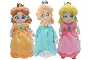 HUAWELL Sup Mari All Star Collection Princes Peach Plüschtier PrincessRosalina & Dasy Stuffed Plush 20.3 cm (Princes Peach & PrincessRosalina & Dasy)